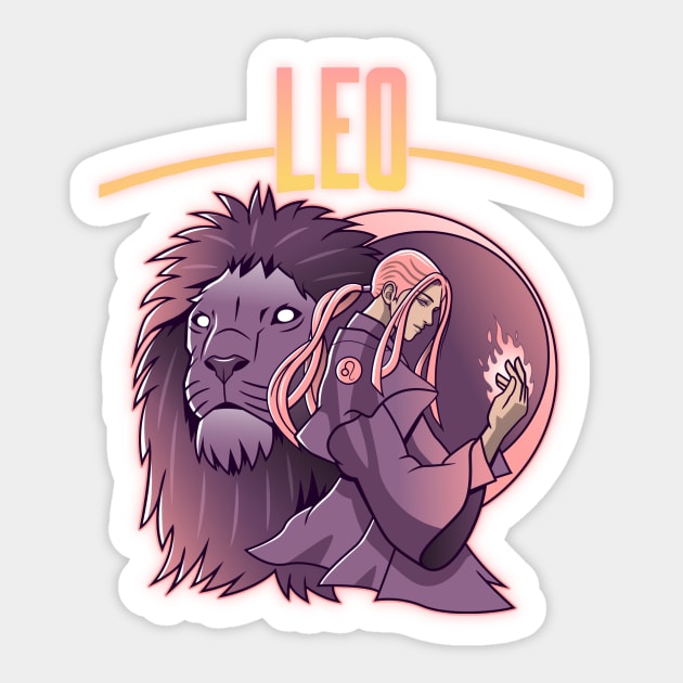 Leo Sticker by Studio-Sy